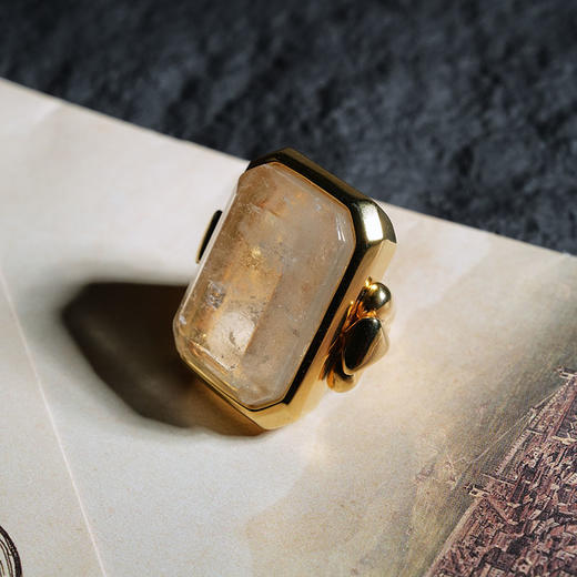 北京仓｜Goossens Paris-Stones-天然水晶 戒指（大号）［法国设计师］ 商品图4