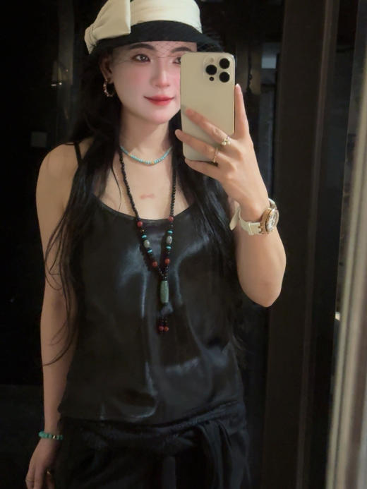 醋酸蕾丝吊带上衣 商品图8