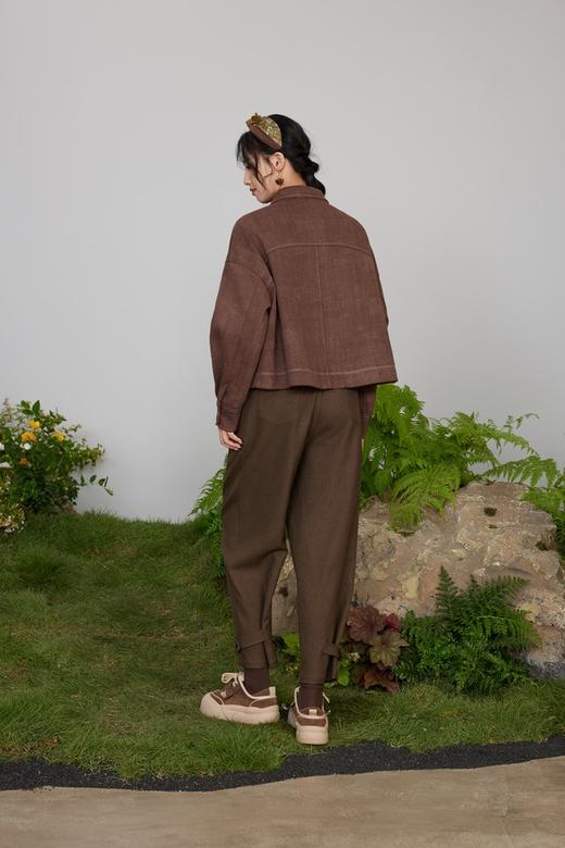 LNNNS 复古休闲短款翻领宽松刺绣外套 21319 商品图4