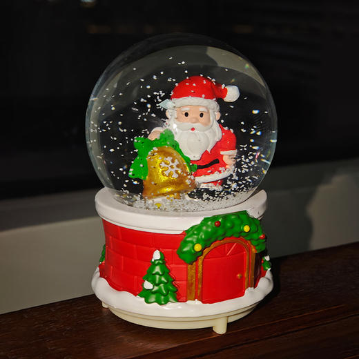 【礼物季】金灿圣诞80#创意玻璃水晶球八音盒圣诞礼品-纪念日百货门店同款167447664 商品图0