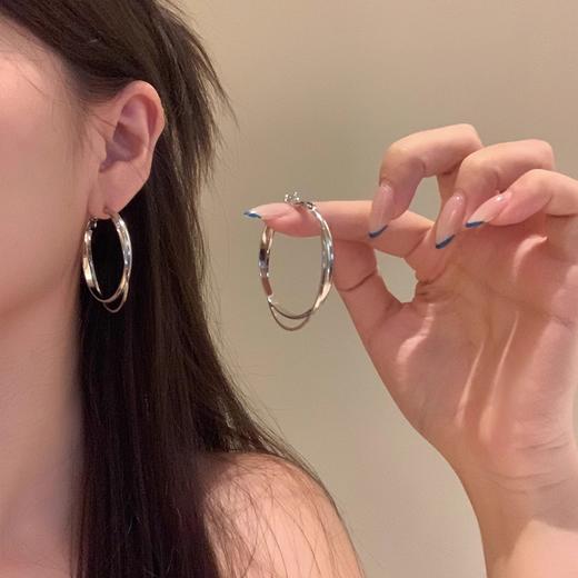 【YW】无忧购秋冬季耳环耳圈合集金属亮面气质高级感（截单后3-5天发货) 商品图5