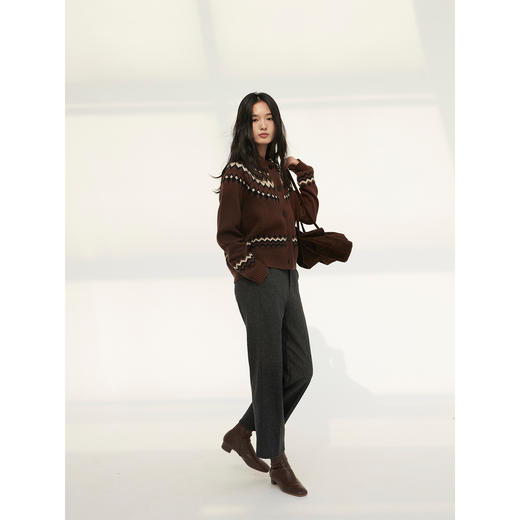 HeyDress法式九分直筒毛呢裤 商品图2