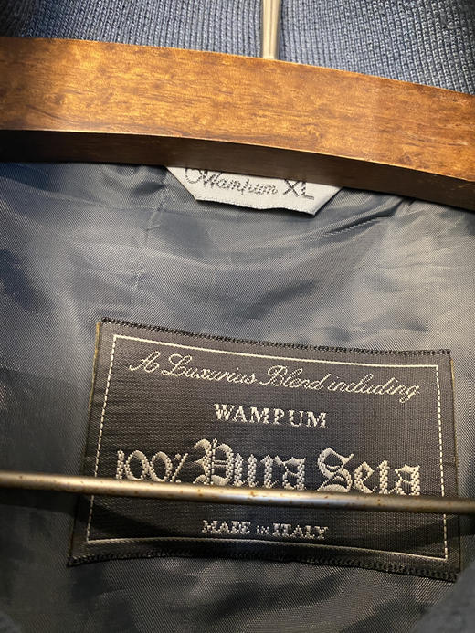 80年代 Vintage WAMPUM Dura Seta 100% 全丝绸 义大利制 休闲外套 _CJK(XL) 商品图2