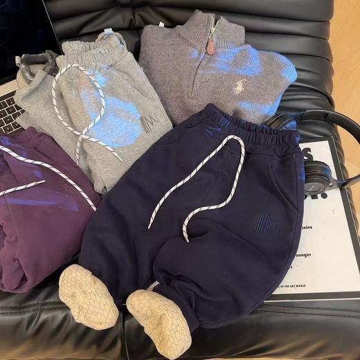 【儿童秋冬加厚抗寒棉裤】宽松加绒休闲裤子宝宝四层夹棉运动裤 商品图6