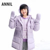 【实体店同款】女童中长款羽绒服冬季新款安奈儿童装AG545470 商品缩略图1