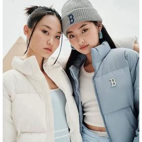 MLB小标短款羽绒服  男女情侣短款保暖时尚羽绒服