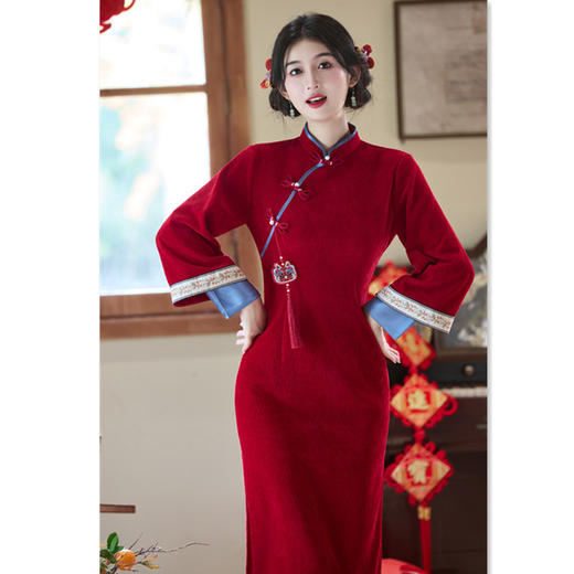 SKY 11820旗袍中式旗袍中式礼服 商品图3