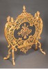 独角鹿西洋古董 19世纪法国出品路易十五风格铜鎏金雕饰古典神话主题壁炉屏风 商品缩略图1