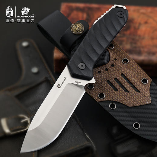 汉道猎隼M390钢多功能户外刀求生刀一体龙骨直刀高硬度直刀 商品图9