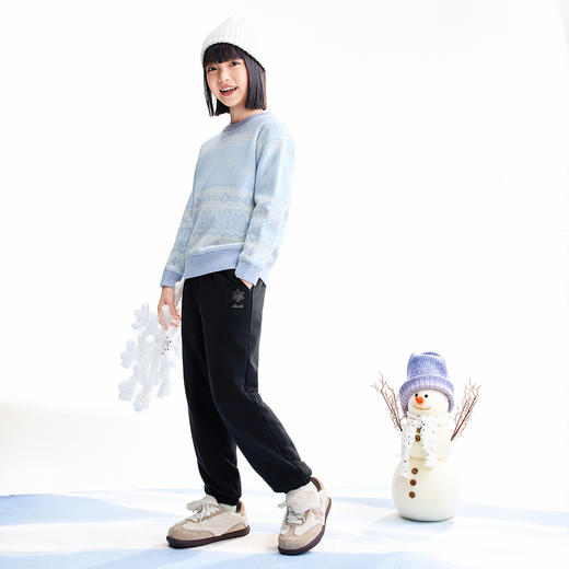 【实体店同款】女童长袖针织衫冬季新款安奈儿童装AG544056 商品图5