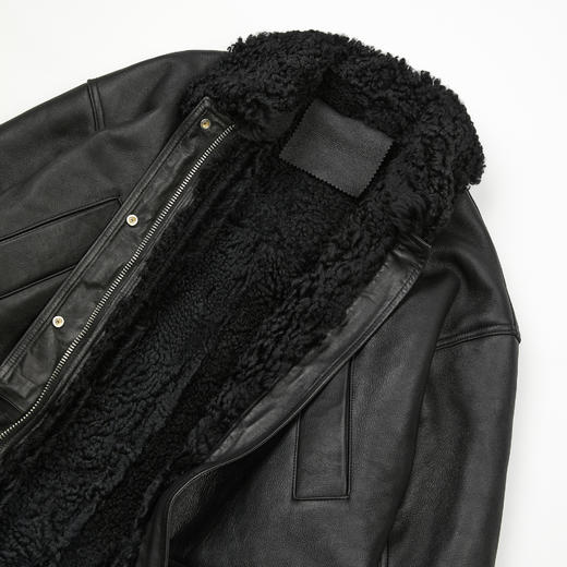 ROMI STUDIO冰岛进口绵羊皮柔韧细腻三防工装皮毛一体 RWCWW87037 商品图1