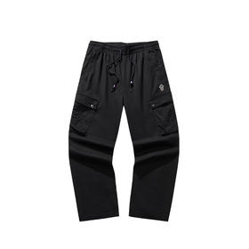 安踏凯里欧文系列美式休闲长裤男女阔腿工装直筒裤官方172541502