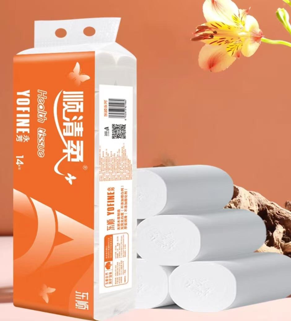 顺清柔东顺12卷3000g/提（橙A版）