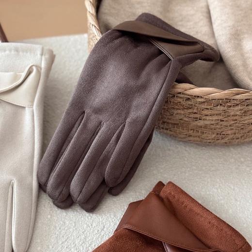  买一送一【麂皮绒保暖手套】零下天气也不冷❗️ 骑行/出游必备，轻柔顺滑，加绒内里，蓄热保暖，手机可触屏！ 商品图3