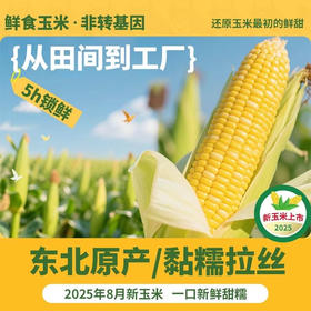 严选 | 黑龙江非转基因糯玉米（真空包装到手十根）
