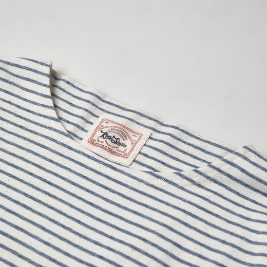 ROMI STUDIO索罗娜天丝舒适蓝白条纹印花长袖打底上衣 RWCASU6224 商品图2