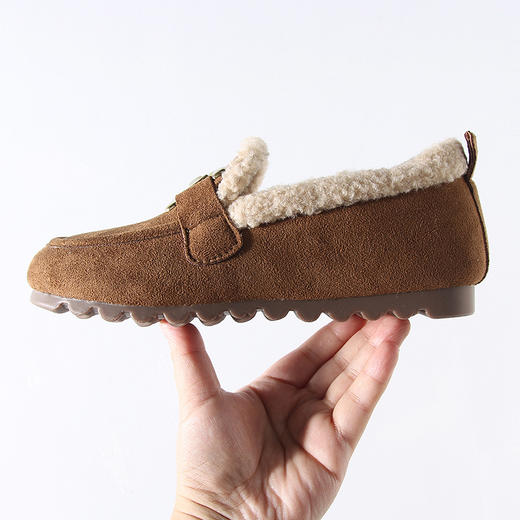 D111113豆豆鞋女冬季雪地毛毛鞋外穿防滑保暖棉鞋 商品图12