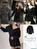 Jacqu&emus FW23 黑色露肩衬衫裙 商品缩略图0