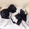 韩系绸缎波点马尾夹蝴蝶结半扎头饰-纪念日百货门店同款167295672 商品缩略图4