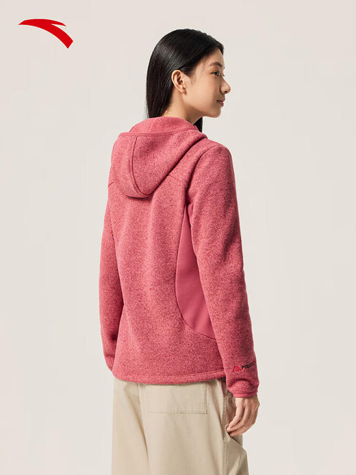 安踏×中国国家地理丨女Polartec加厚户外抓绒衣针织衣162546704 商品图1