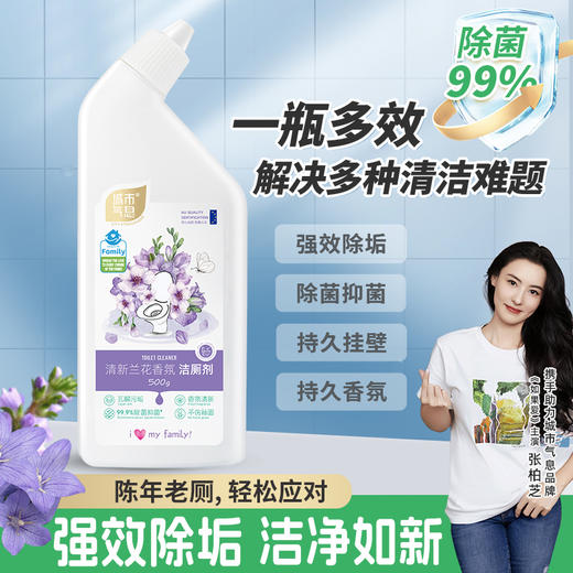 城市气息 清新兰花香氛洁厕剂500g/瓶 商品图0
