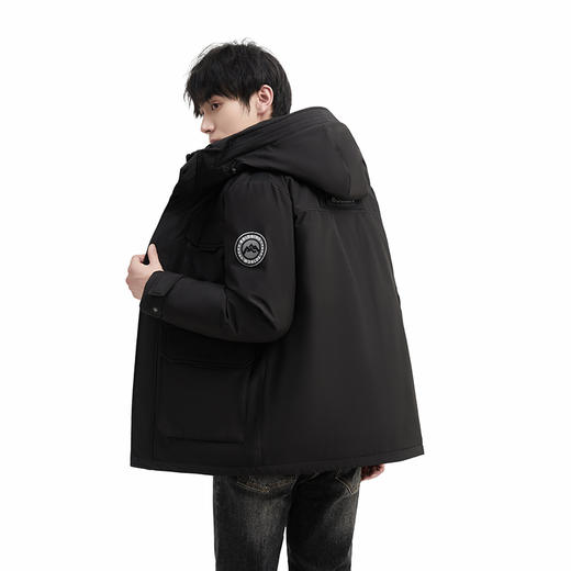 2025新款冬季极寒高端鹅绒工装短款加厚连帽外套6165【个调羽绒服专场】 商品图4