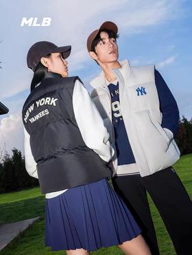 优选丨MLB学院风马甲羽绒服   男女同款百搭保暖