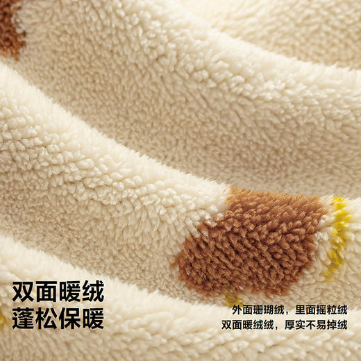 【艺术家联名】迷你巴拉婴儿衣服男女宝宝连帽加厚毛绒连体衣爬服 商品图3