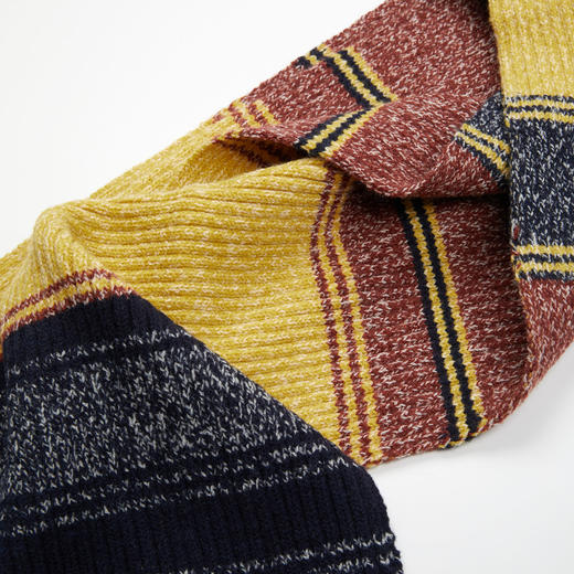 ROMI STUDIO“复古色彩”元宝针粗线柔软百搭保暖围巾 RWCWP07051 商品图3