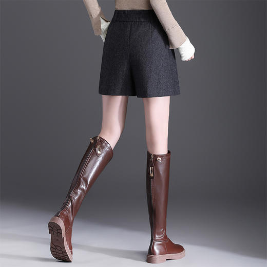羊毛裤小马挂件短裤，厚款松紧高腰羊毛靴裤A字裤MYX-ZL-7111-Y 商品图2