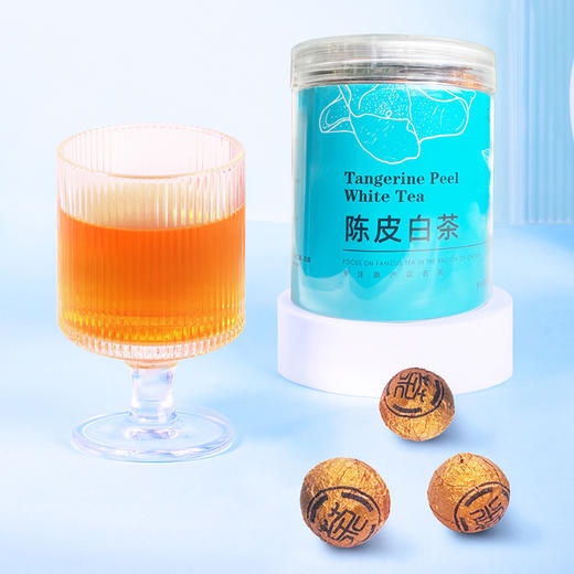 鸣龙罐装陈皮白茶 125g/罐 商品图0