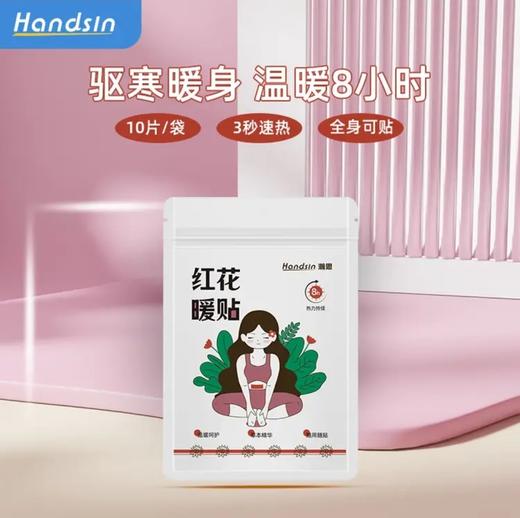 瀚思红花暖贴10片装 商品图0