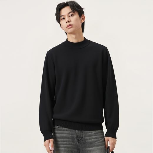 gxg.jeans男装 多色基础含羊毛半高领毛衣针织衫打底 25年冬 商品图4
