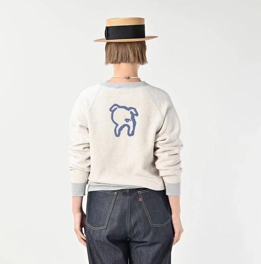 D111125秋季新款圆领长袖宽松休闲百搭加绒卫衣女 商品图2