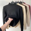 加绒加厚打底衫一体绒面料 高领毛衣女秋冬季加绒加厚2025年爆款内搭打底针织衫 商品缩略图2