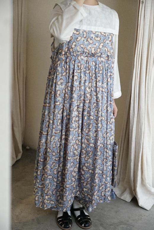 Bunon丝质刺绣碎花连衣裙 商品图0