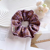 韩系布艺紫棕格纹焦糖露露紫发圈-纪念日百货门店同款167145316 商品缩略图0