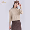 【100%绵羊毛】乔万尼新品冬云柔半高领木耳领温柔针织打底毛衣ED4M808 商品缩略图1