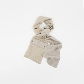 山也 郝 毛麻船桨围巾