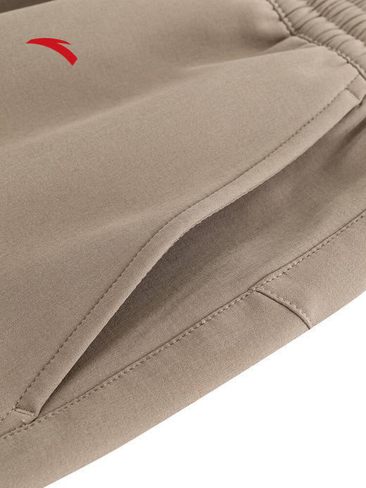 安踏山壳裤丨女防泼水加绒运动长裤梭织徒步登山户外软壳裤162546504N 商品图4