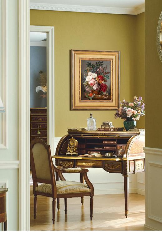 独角鹿西洋古董 18世纪末19世纪初荷兰画家Annette Moritz-Reijerman签名创作静物油画作品《花束》 商品图0