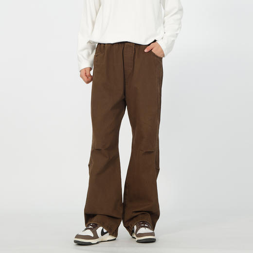 休闲百搭经典直筒布制长裤-纪念日百货门店同款167545109 商品图0