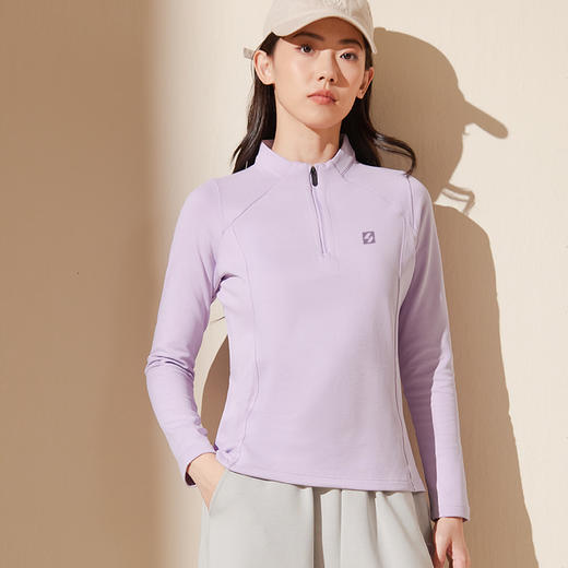 酷小仙 男女款半拉链运动打底衫 秋冬保暖显瘦有型 商品图9