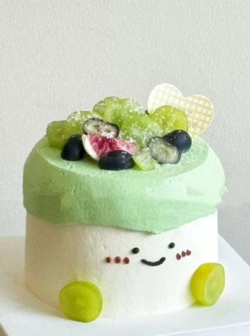 多款式~水果表情简约款蛋糕(按当季水果装饰)-低糖处理无添加 商品图3