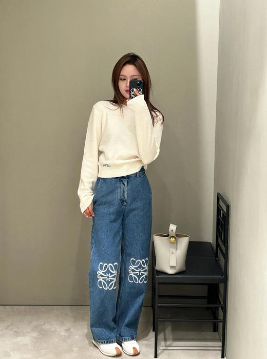 罗意威 25年秋冬新品 白色织衫(KX*MM) 商品图4