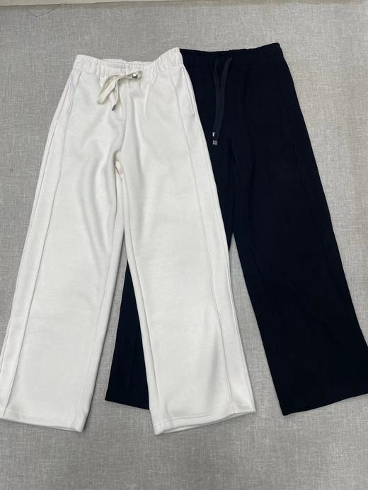 D111127软软云朵裤直筒针织羊毛休闲裤25秋冬新款女款长裤 商品图11