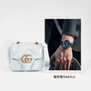 【95新】Gucci古驰739682 Marmont系列蓝色人鱼姬马蒙方胖子链条包单肩斜挎包女士031125TJ53 商品缩略图9