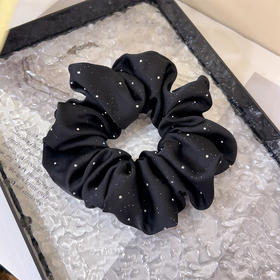 轻奢满天星绸缎发圈少女洒银钻饰发绳-纪念日百货门店同款167295630