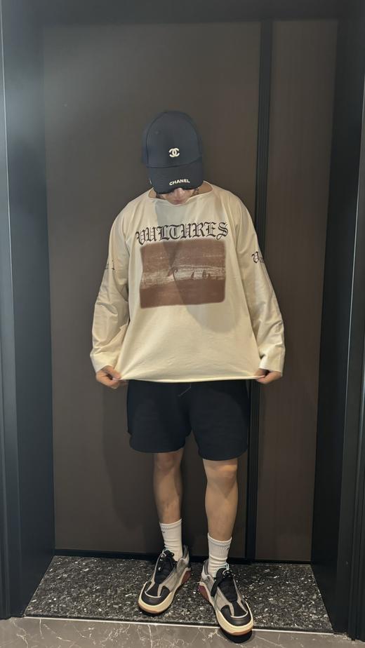 宽松版型情侣款长袖T（波哥穿S码） 商品图6