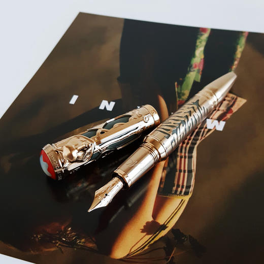 【全新】Montblanc万宝龙大文豪系列丛林之书吉卜林1895钢笔中性款041125TJ04 商品图6